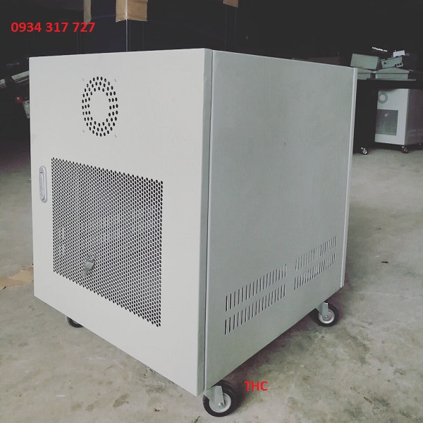 Tủ mạng 12U-600 ( Màu ghi Xám )